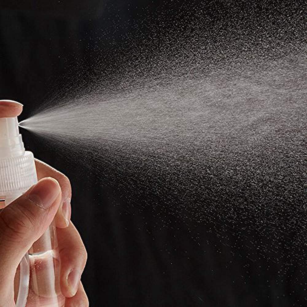 DEARBORN 12 Pack 4oz (120ml) Fine Mist Clear Plastic Spray Bottles with Pump Cap - Refillable Travel Size Empty Bottles for Essential Oils, Perfumes, Hair Care & DIY Beauty Products - Perfect for Home, Salon & On-the-Go Use