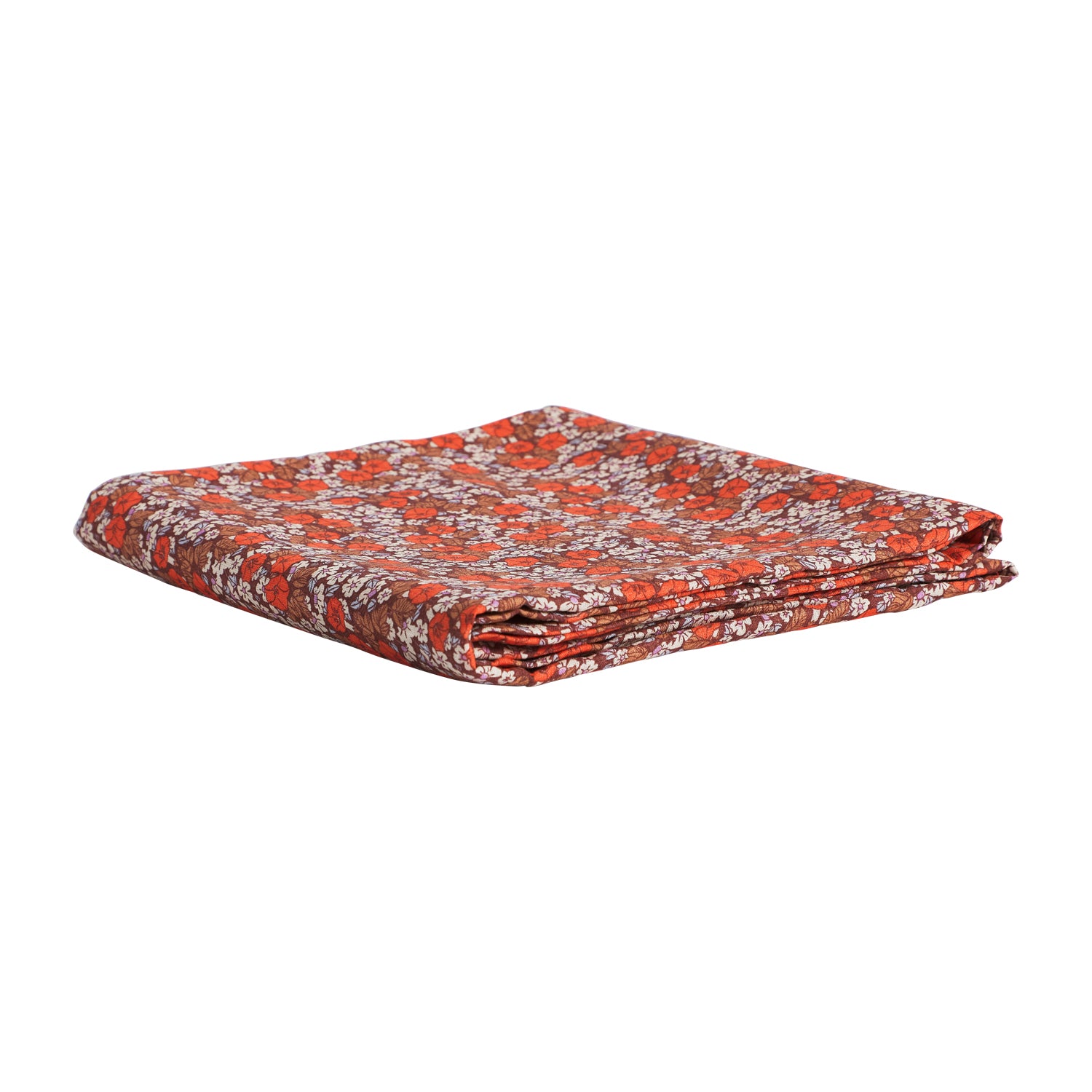 Premium 100% Florentine Linen Flat Sheet - Queen Size - Breathable & Soft Bedding - Cherry Red - Perfect for Master Bedroom, Guest Room & Luxury Hotels