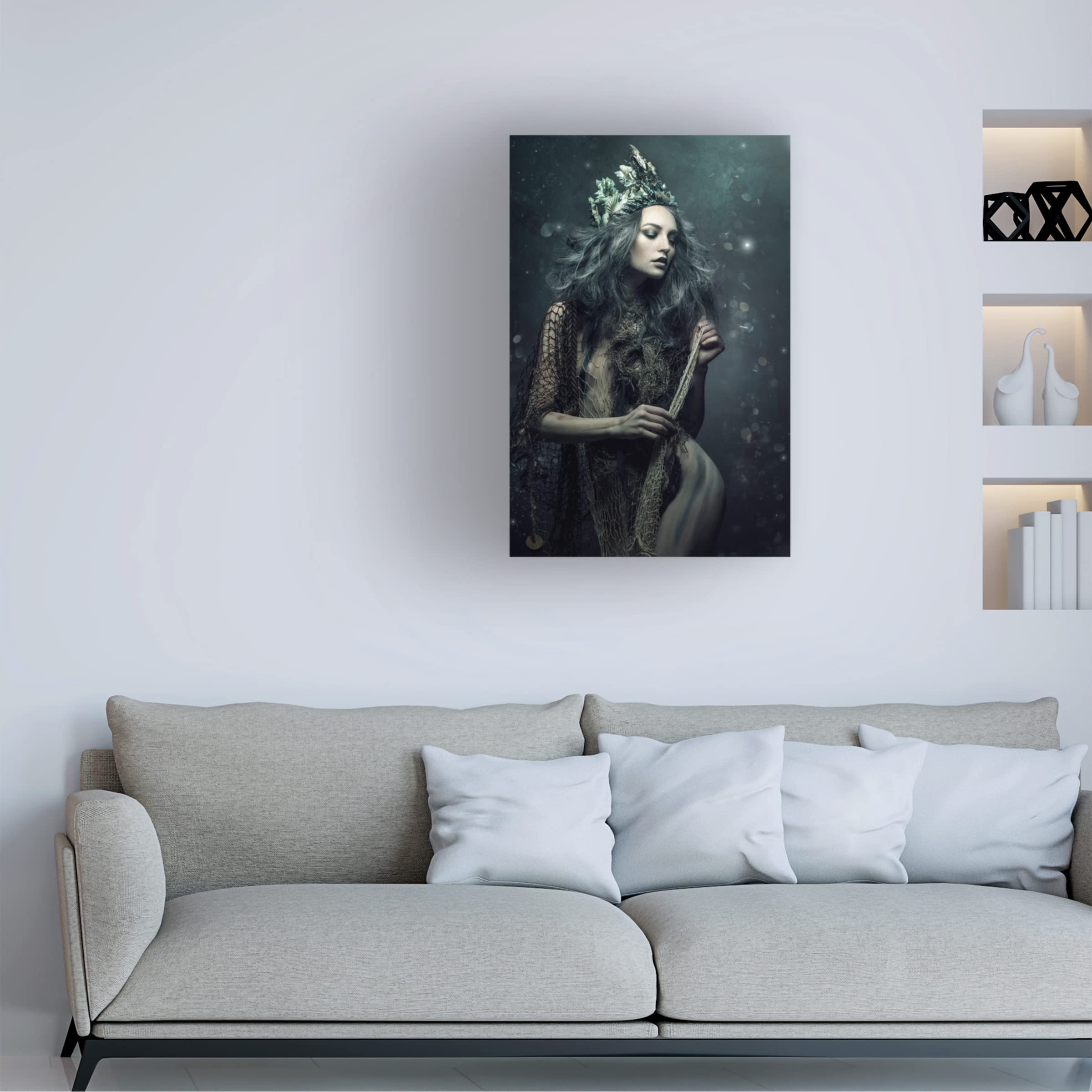 Trademark Fine Art 'Amadahy' Canvas Wall Art Print by Siegart - Nature Inspired Landscape Painting for Living Room, Bedroom & Office Decor