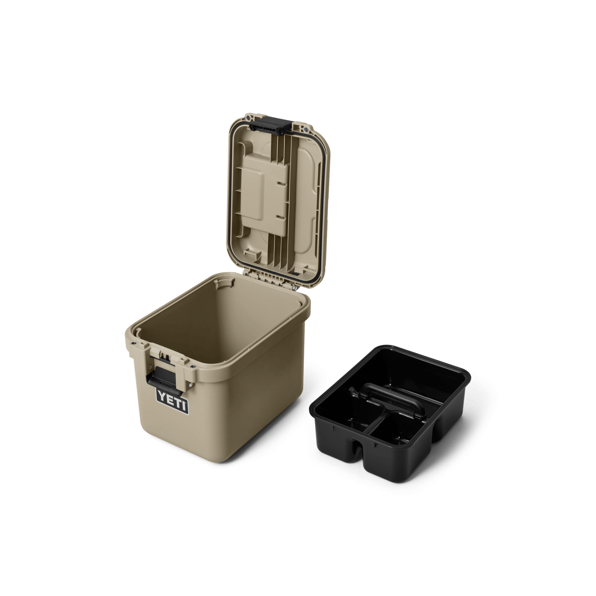 Loadout Gobox 15 Gear Case - Durable Tan Storage Box for Outdoor, Camping & Tactical Equipment | Waterproof & Shockproof Case for Tools, Electronics & Survival Gear