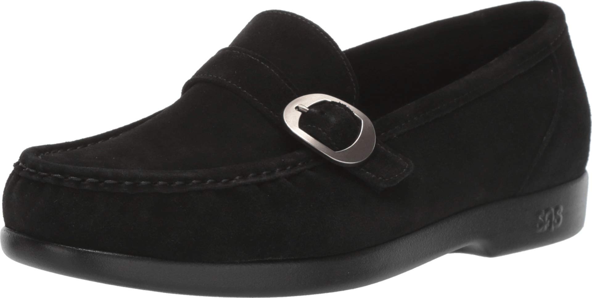 SAS Women's Taylor Comfort Wedge Slip-On Shoes with Tassels - Leather Upper Loafers for Casual Wear, Office & Travel - Comfortable Walking Shoes for Women