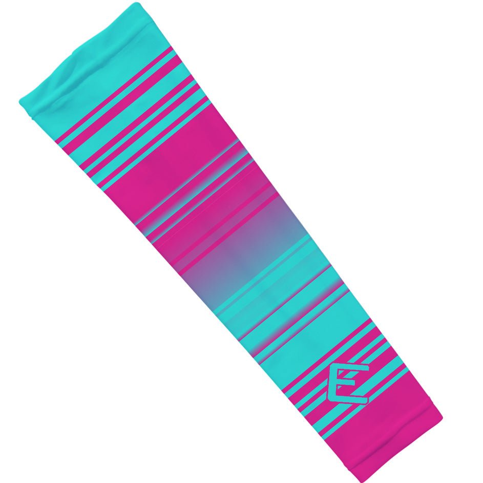 Breathable Miami Arm Sleeve for Sun Protection - UPF 50+ UV Cooling Sports Sleeves for Running, Cycling, Golf & Outdoor Activities