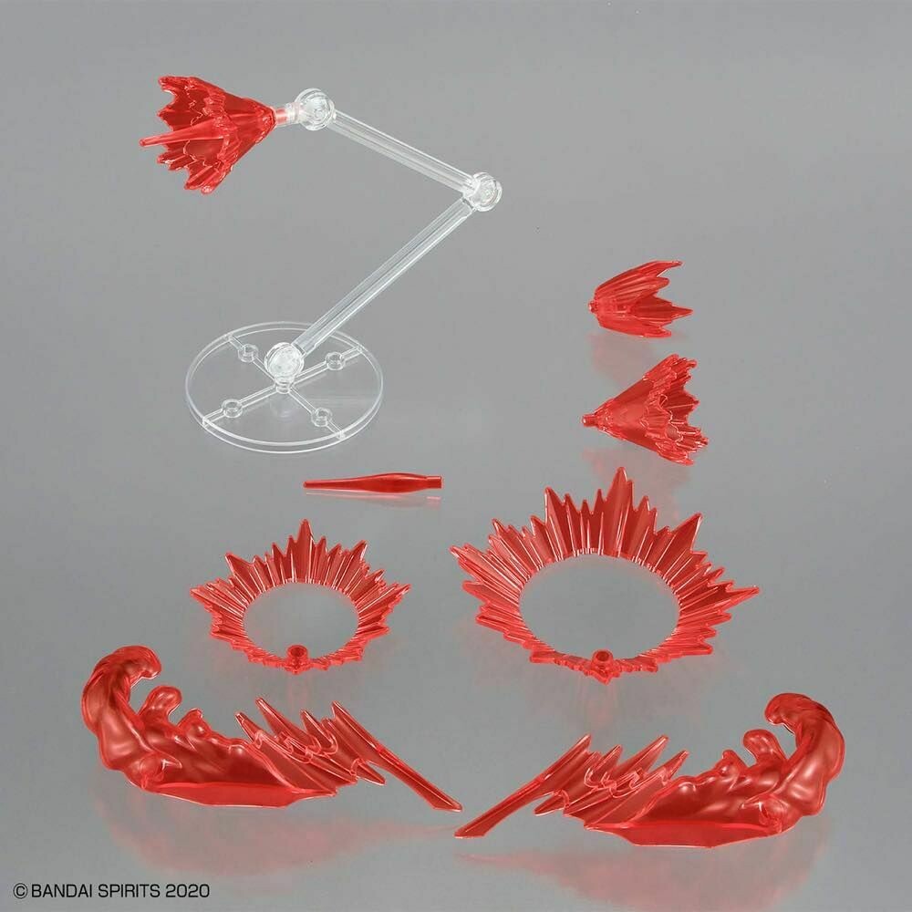 Bandai 30 Minutes Missions Customize Effect #8 Action Image Ver. (Red) Accessory Effect Kit - Perfect for Gundam Model Kits & DIY Customization - Enhance Your Mecha Action Scenes & Photography