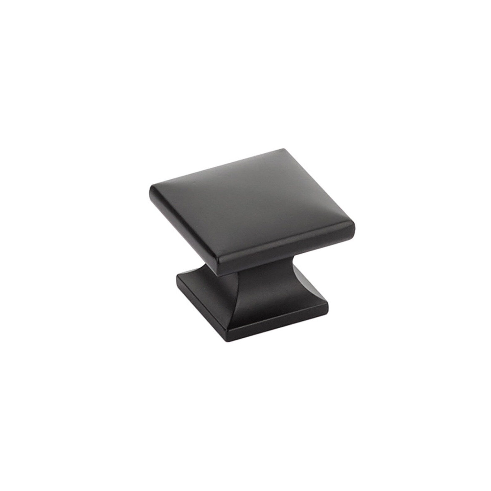 Premium Matte Black Cabinet Knobs and Drawer Pulls - Square Milli Design for Modern Kitchens & Bathrooms - Durable Hardware for Cabinets, Dressers & Furniture