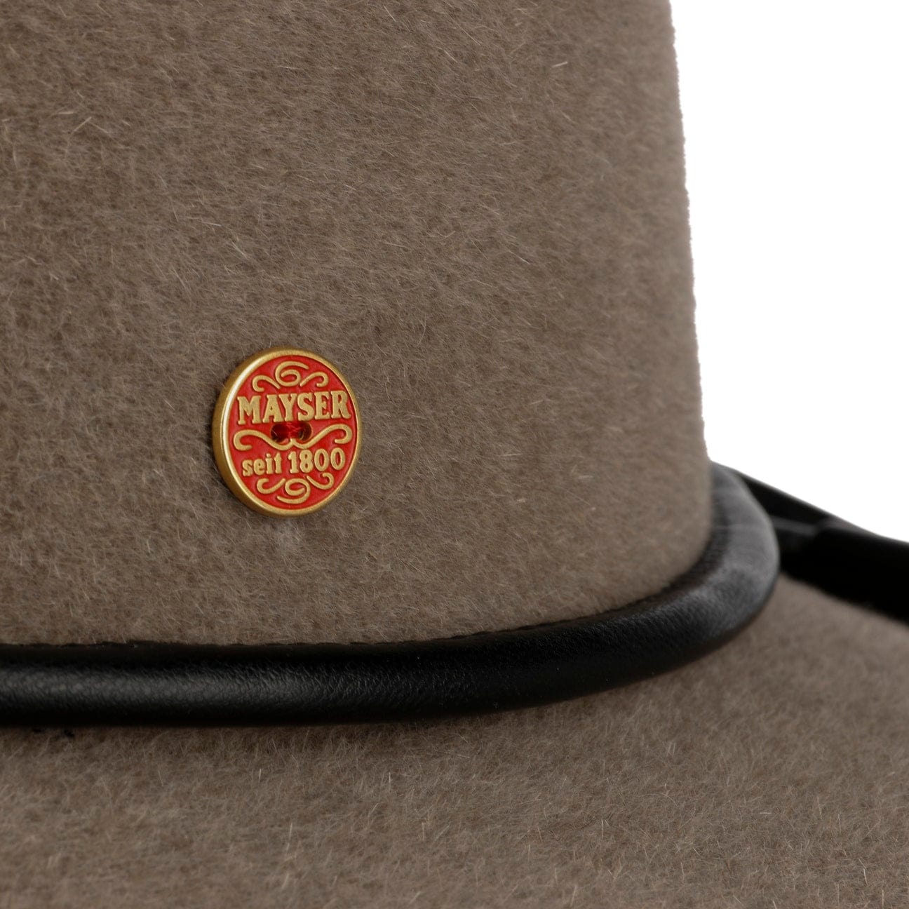 Mayser Pita Fur Felt Hat for Women & Men - Classic Fedora Style Winter Hat for Outdoor Activities, Travel & Fashion