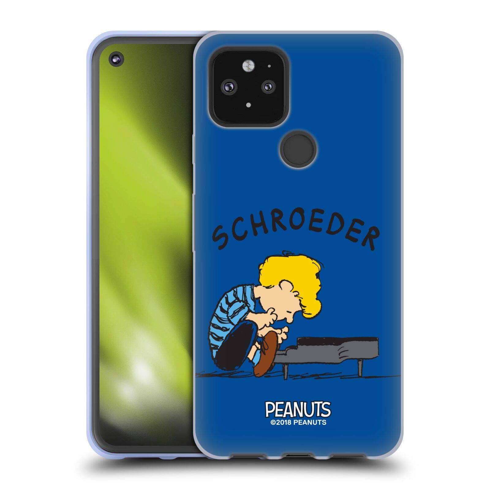 Peanuts Schroeder Google Pixel 5 Case - Soft Gel Cover for Daily Use