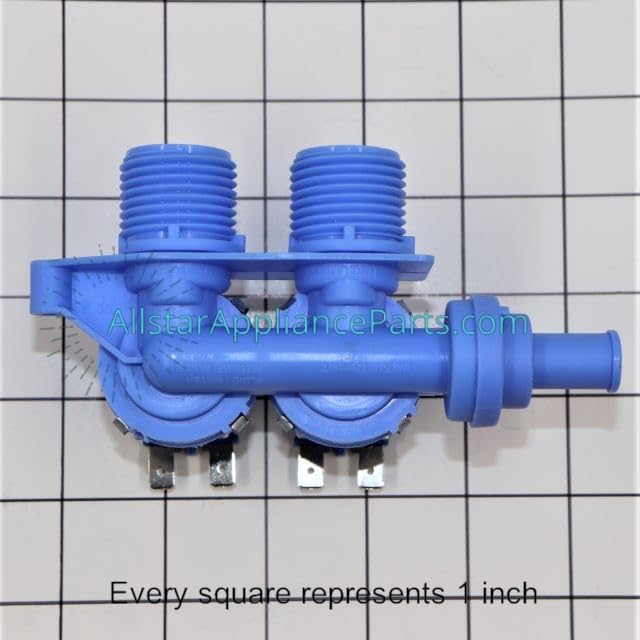 WH13X10023 Washing Machine Water Inlet Valve Replacement Part - Compatible with GE, Hotpoint & More - Easy DIY Installation for Laundry Room & Home Appliance Repair