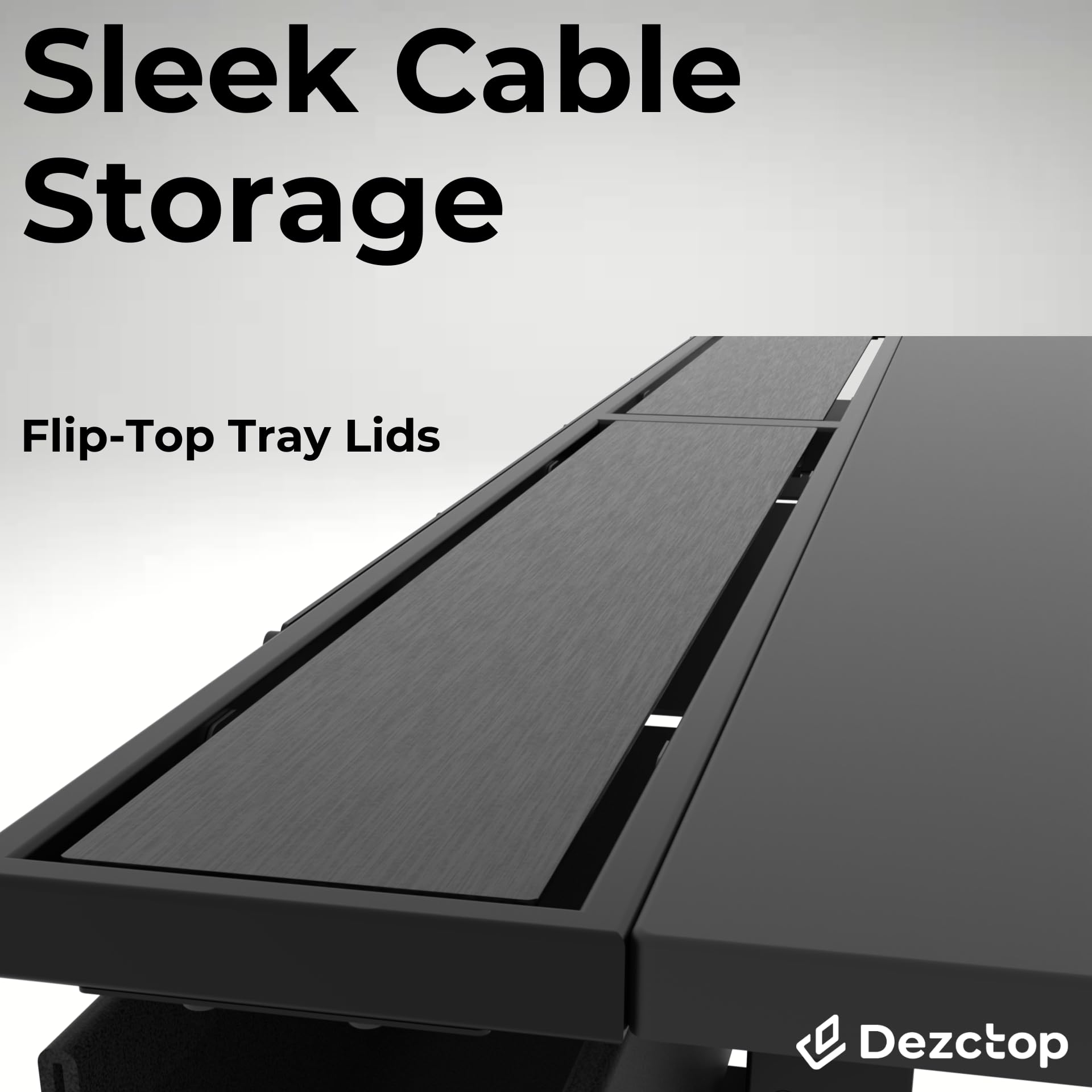 DEZCTOP Bifrost 160 63W x 28D Gaming Computer Desk with Shelves & Pegboard - Large Workstation for PC Gaming & Home Office - Built-in Cable Management, Stainless Steel Frame (Black) - Perfect for Esports, Streaming & Remote Work Setup