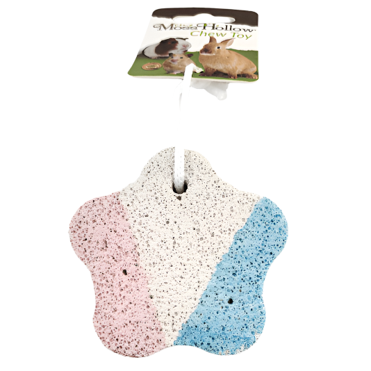 Moss Hollow Lava Star Chew Toy for Dogs - Natural Teething Relief for Puppies & Adult Dogs - Durable Chew Bone for Aggressive Chewers - Perfect for Indoor & Outdoor Playtime