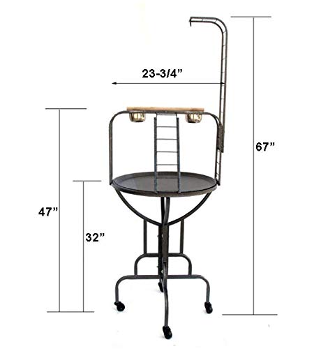 Premium Play Top Stand for Bird Cages - Perfect for Amazon Parrots & Aviary Birds | Durable Perch & Play Area for Exercise & Bonding Time