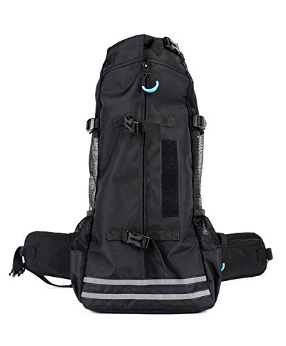 Portable Dog Backpack Carrier - Breathable Medium Pet Travel Bag for Hiking, Walking & Outdoor Adventures | Lightweight Dog Carrier with Storage Pouch | Perfect for Travel, Camping & Daily Use