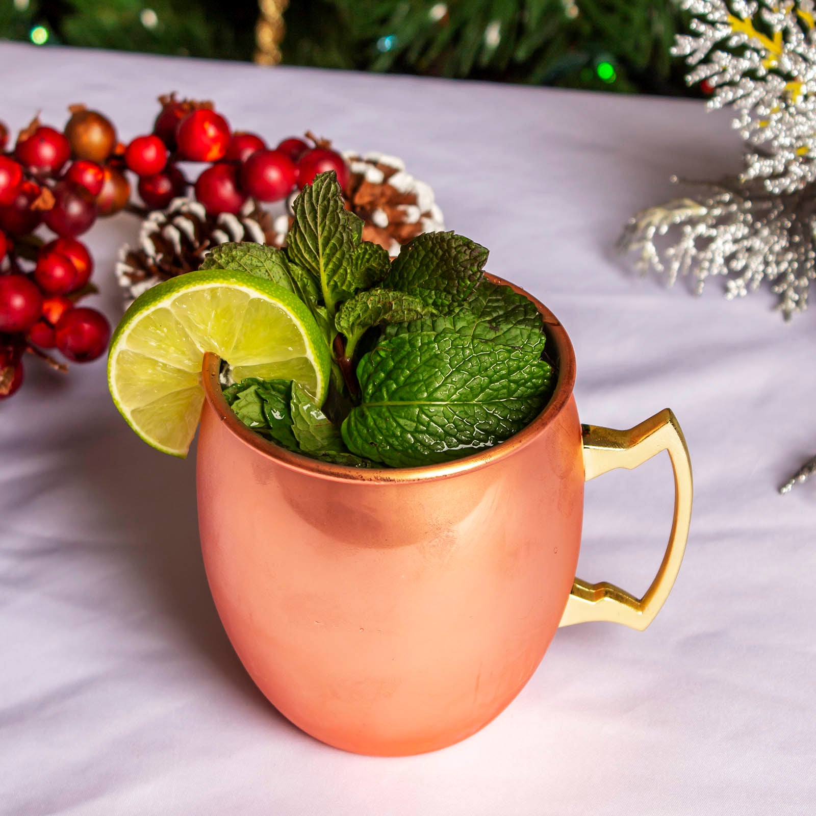 BarConic® 18oz Copper Moscow Mule Mug - Premium Copper Plated Cocktail Cup for Gin, Vodka & Whiskey Drinks - Perfect for Parties, Home Bars & Gift Giving