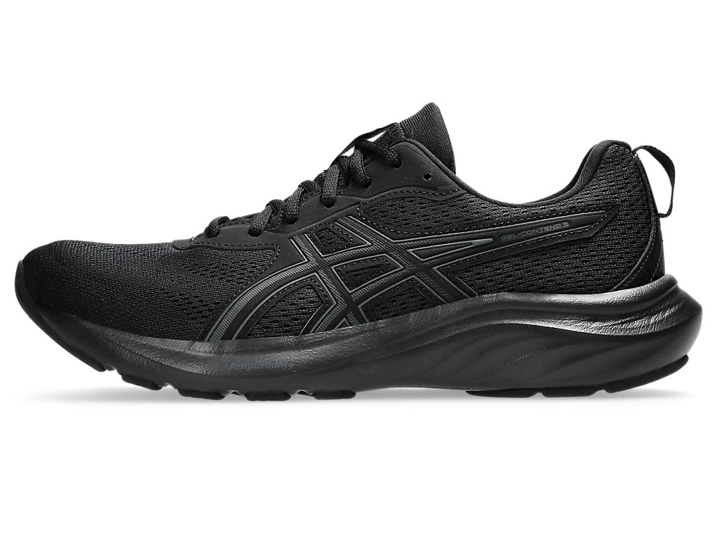 ASICS Men's Gel Contend 9 Triple Black Running Shoes - Lightweight Cushioned Sneakers for Jogging, Gym & Daily Wear