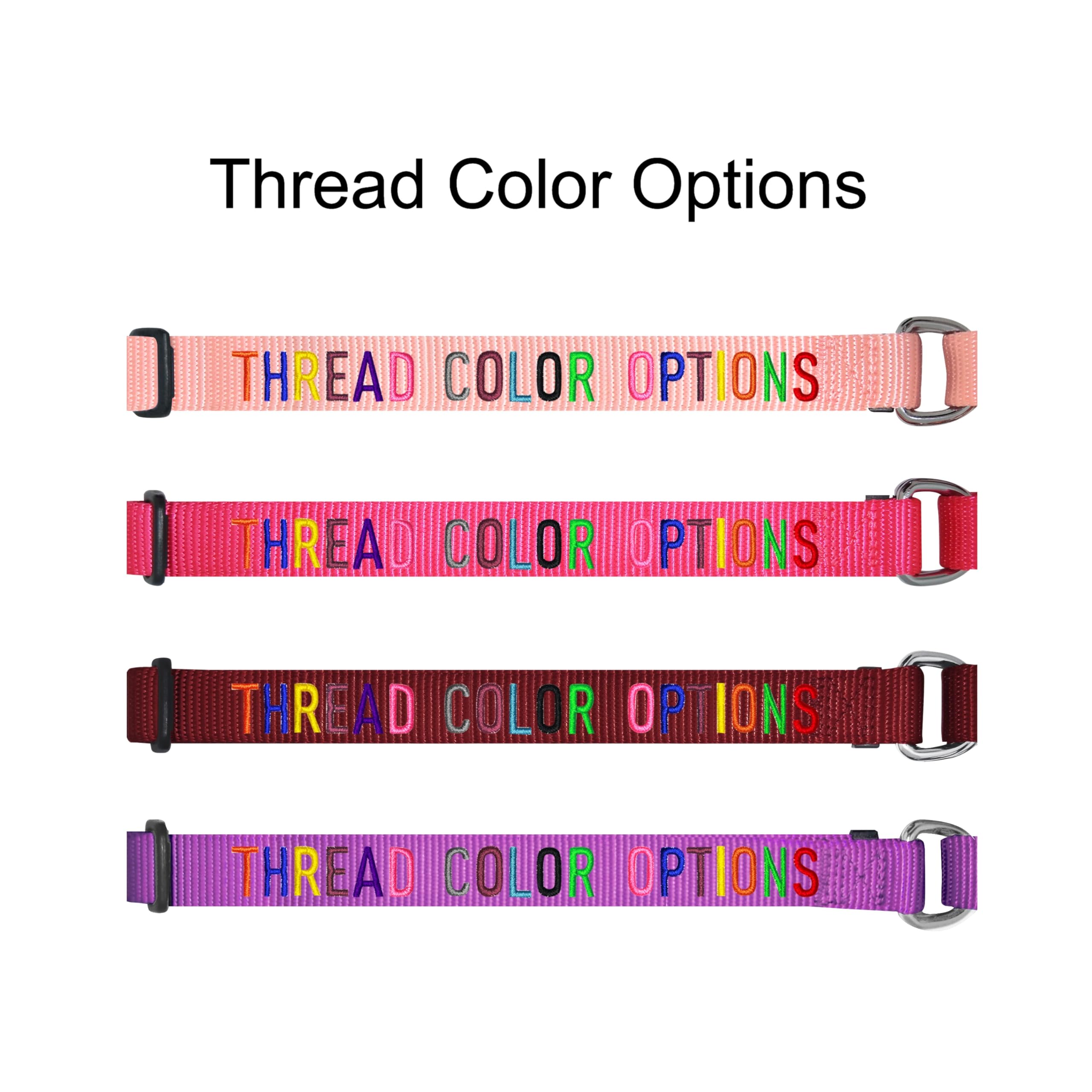 **Personalized Martingale Dog Collar - Adjustable Safety Training Collar with Embroidered Pet Name & Phone Number, Violet Blueberry, Medium | Ideal for Walks, Training & Pet Identification**