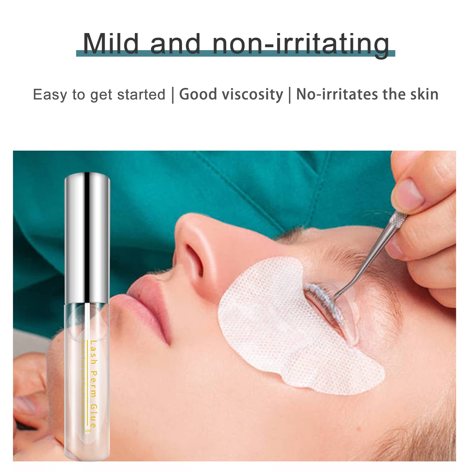 Rosarden Professional Lash Lift Glue - Strong Hold Eyelash Adhesive for Lash Lifting & Curling | Quick Dry, Easy Removal | Perfect for Salon & Home Use