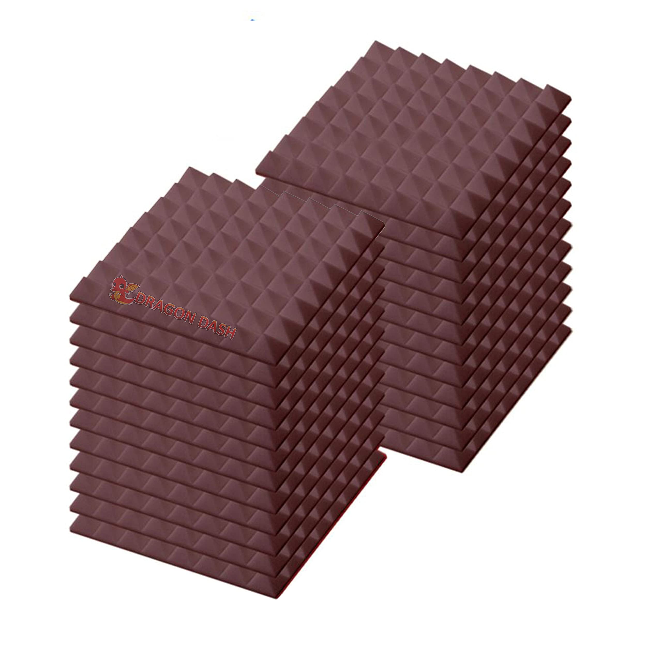 48 Pack Dragon Dash Acoustic Foam Panels 19.6