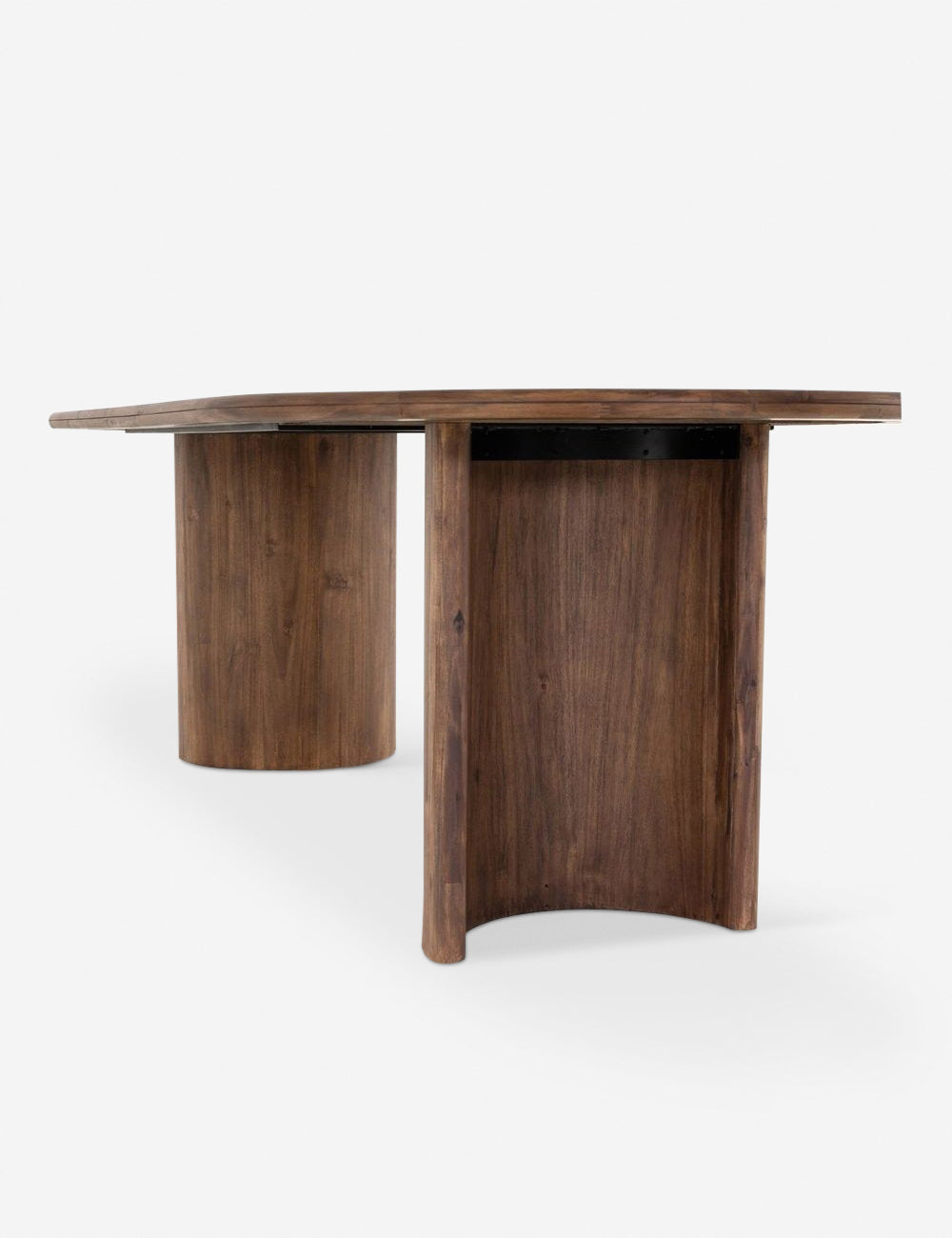 Modern Gilda Oval Dining Table - Solid Wood Kitchen Table for 6 - Perfect for Family Dinners & Entertaining Guests
