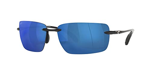 Shiny Black/Blue Mirrored Polarized-580p