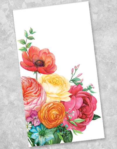 Premium 36-Pack Garden Fresh Guest Towel Napkins - Soft & Absorbent Cotton for Parties, Weddings & Home Decor - Eco-Friendly Disposable Paper Napkins for Elegant Dining & Events