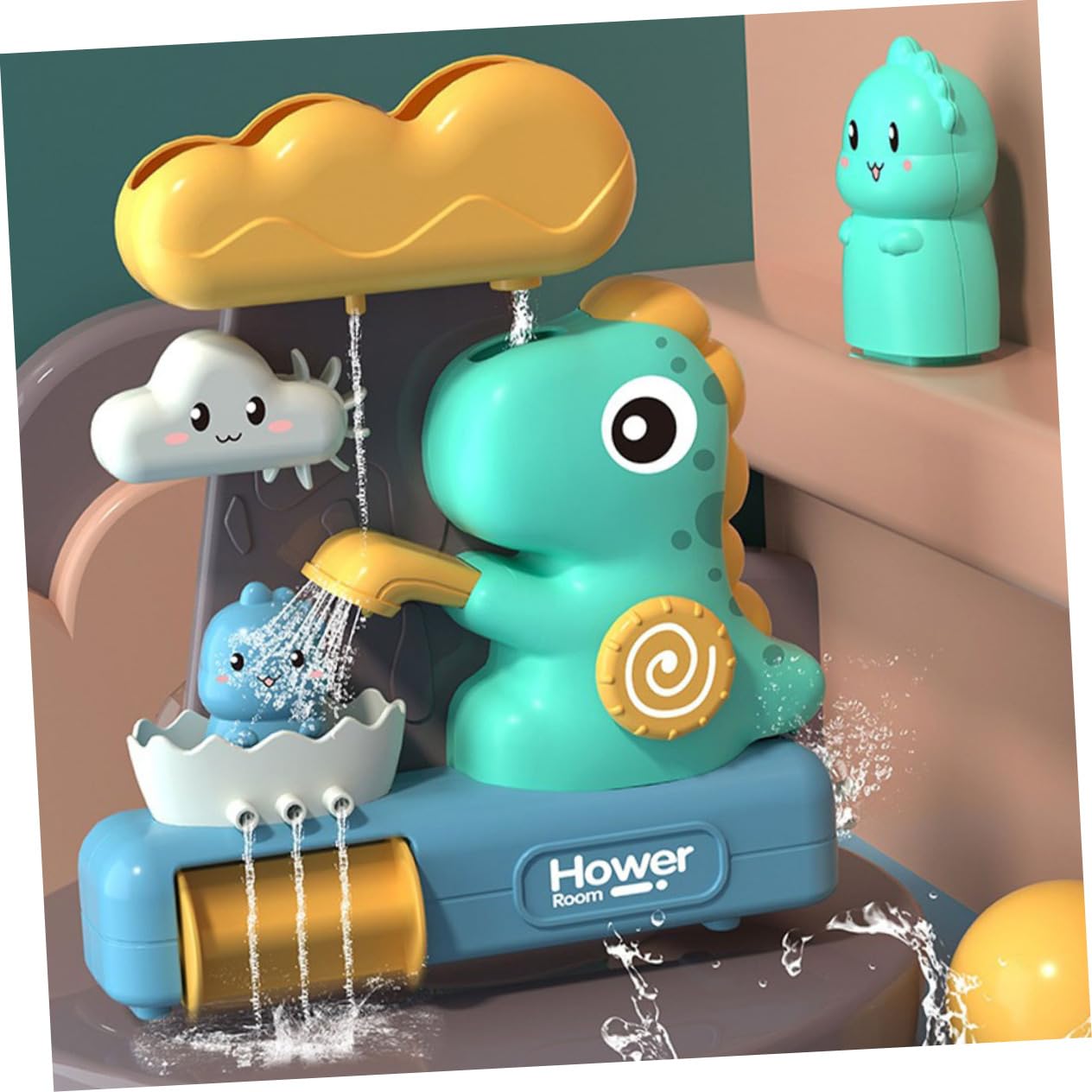 DRESSOOS Dinosaur Bath Toys for Kids - Fun Water Play Toy Set for Toddlers & Children - Perfect for Bathtime, Pool, and Outdoor Water Play
