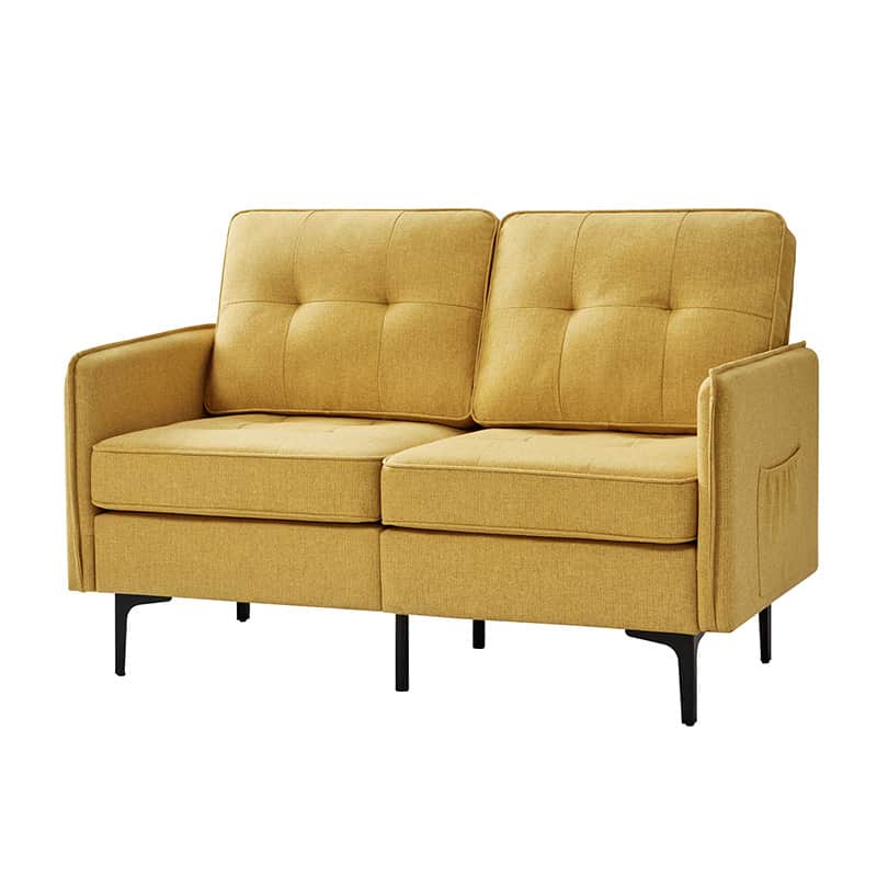 Ricarda Sofa with Removable Cushions - Easy to Clean Modern Living Room Furniture for Home & Office Comfort