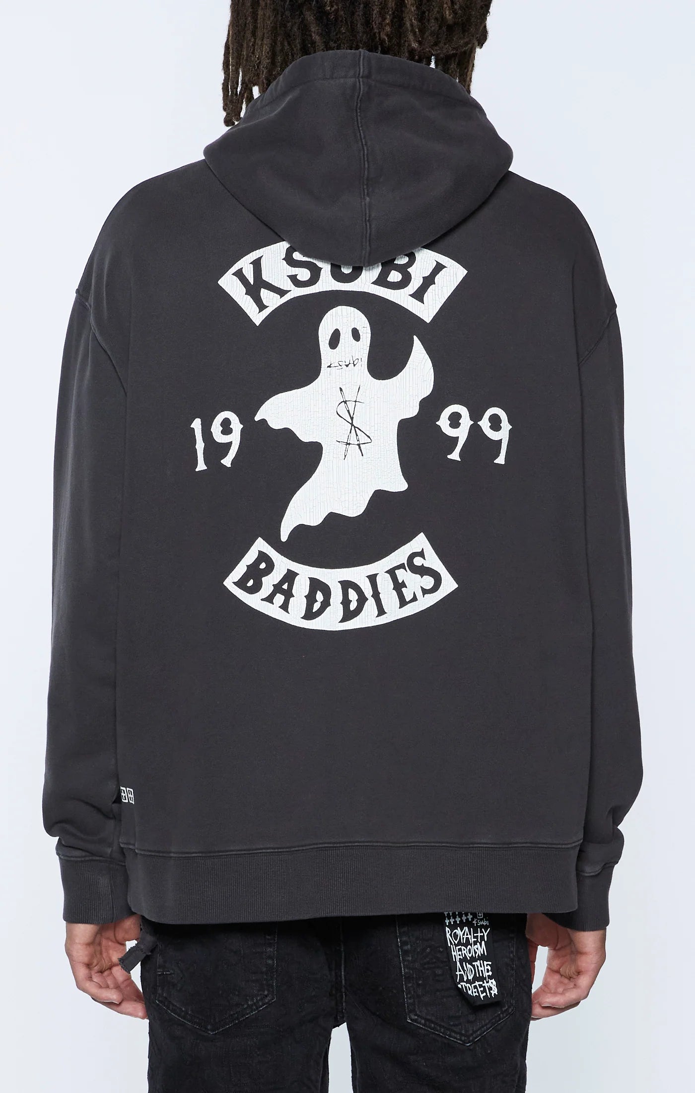 Baddies Biggie Hoodie - Faded Black Oversized Streetwear Sweatshirt for Women & Men | Trendy Hip Hop Fashion for Casual Wear & Street Style
