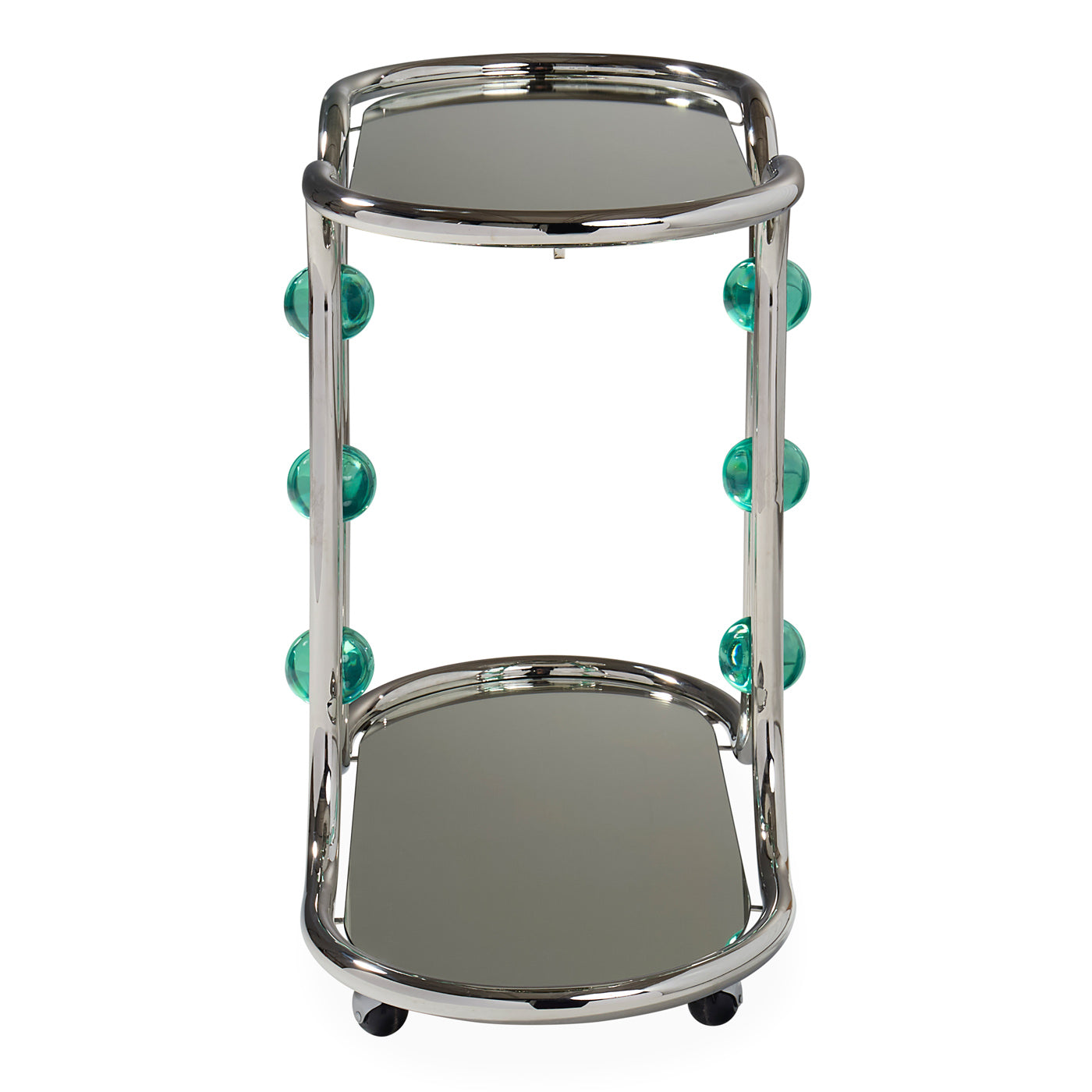 Globo Bar Cart - Stylish Rolling Bar Cart for Home & Outdoor Entertaining - Perfect for Cocktails, Wine, and Party Serving