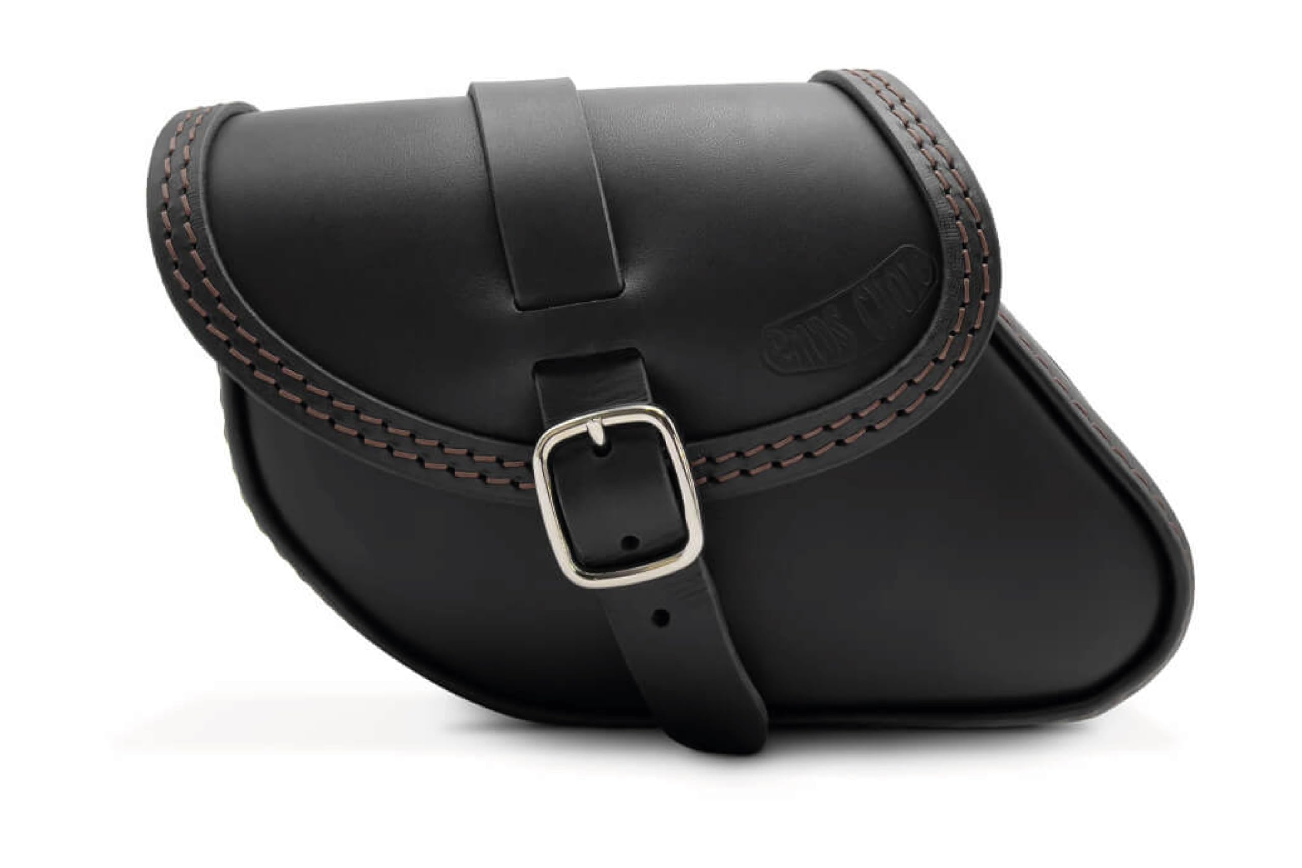 Premium Leather Swingarm Bag for 2015-2025 Indian Scout & Scout Bobber Motorcycles | Fits Scout 101, Scout Classic, Sport Scout & Super Scout Models | Brown Stitched Design | Perfect for Road Trips & Daily Commuting