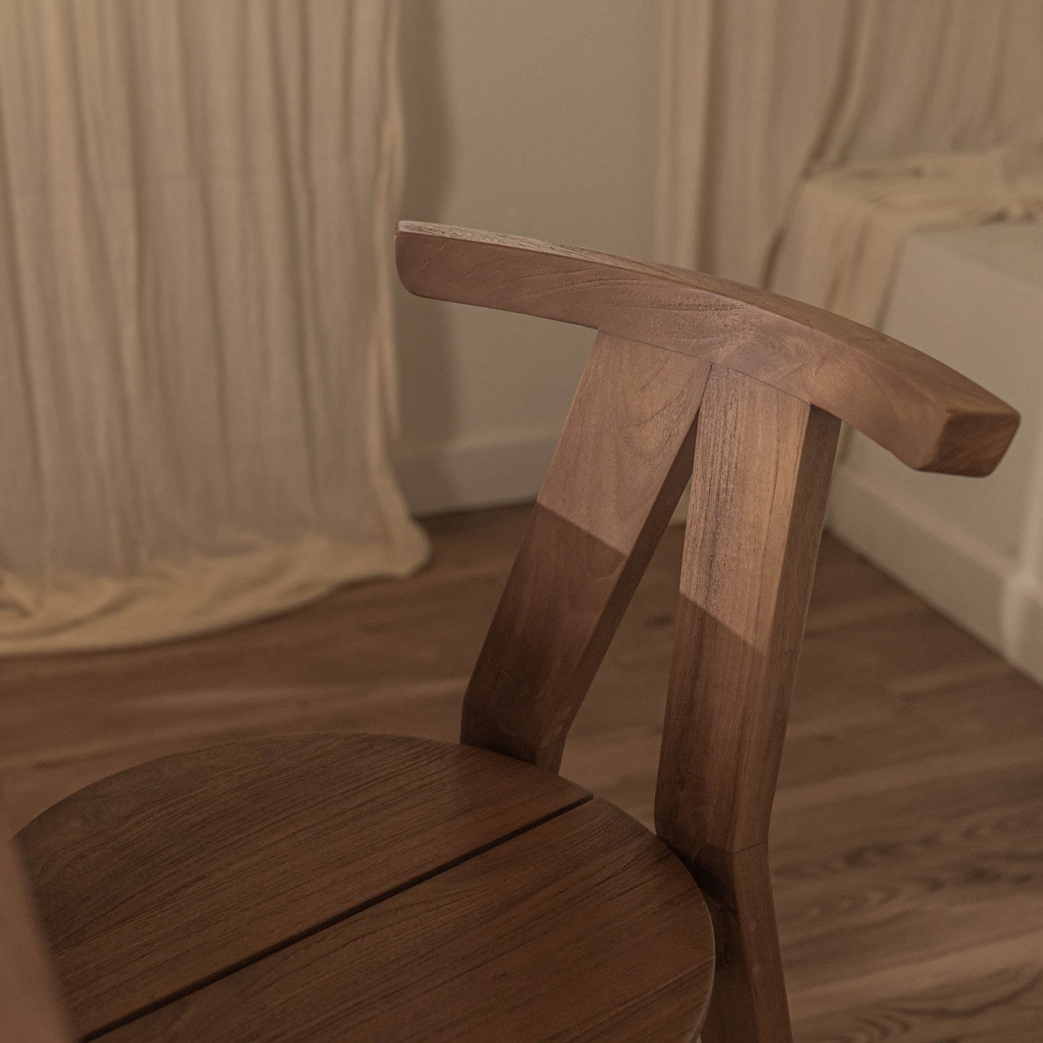 Handcrafted Buffalo Leather Dining Chair - Brown | Rustic & Durable Home Decor for Dining Room, Kitchen, or Office