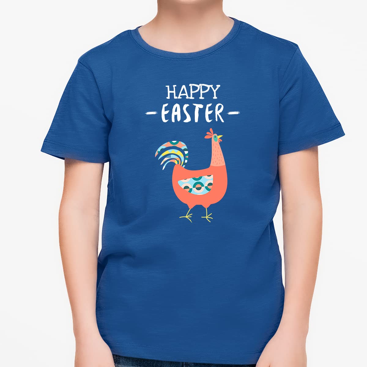 Funny Rooster Easter Shirts for Boys | Happy Easter Graphic Tees | Fire Fit Designs | Kids Holiday Outfit for Easter Egg Hunts & Family Gatherings