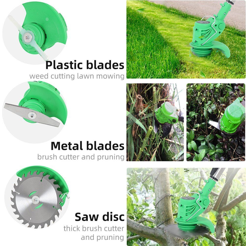 24V Cordless Electric Grass Trimmer - Lightweight Weed Eater & Lawn Edger with Battery - Perfect for Yard Maintenance, Garden Trimming & Landscape Edging