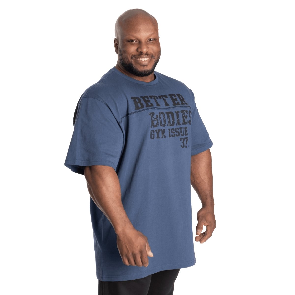 Better Bodies Union Original Tee - Premium Cotton Men's T-Shirt in Sky Blue | Casual Wear, Street Style & Everyday Comfort