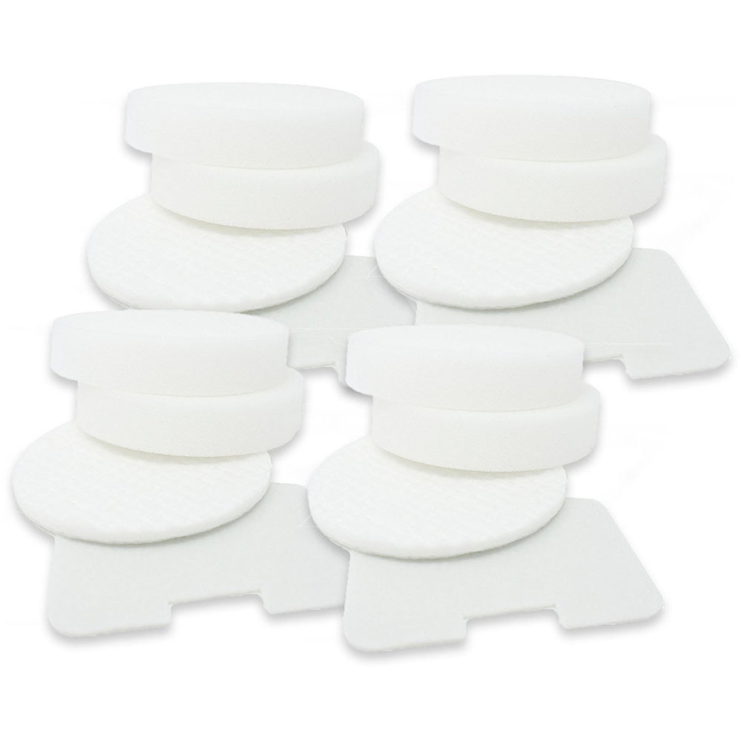 MaximalPower Replacement Foam & Felt Filters for Shark NV22L Vacuum Cleaner - 2 Pack Circular Filters with Exhaust Filter | Compatible with Shark NV22L Series | Perfect for Pet Hair, Dust & Allergen Removal