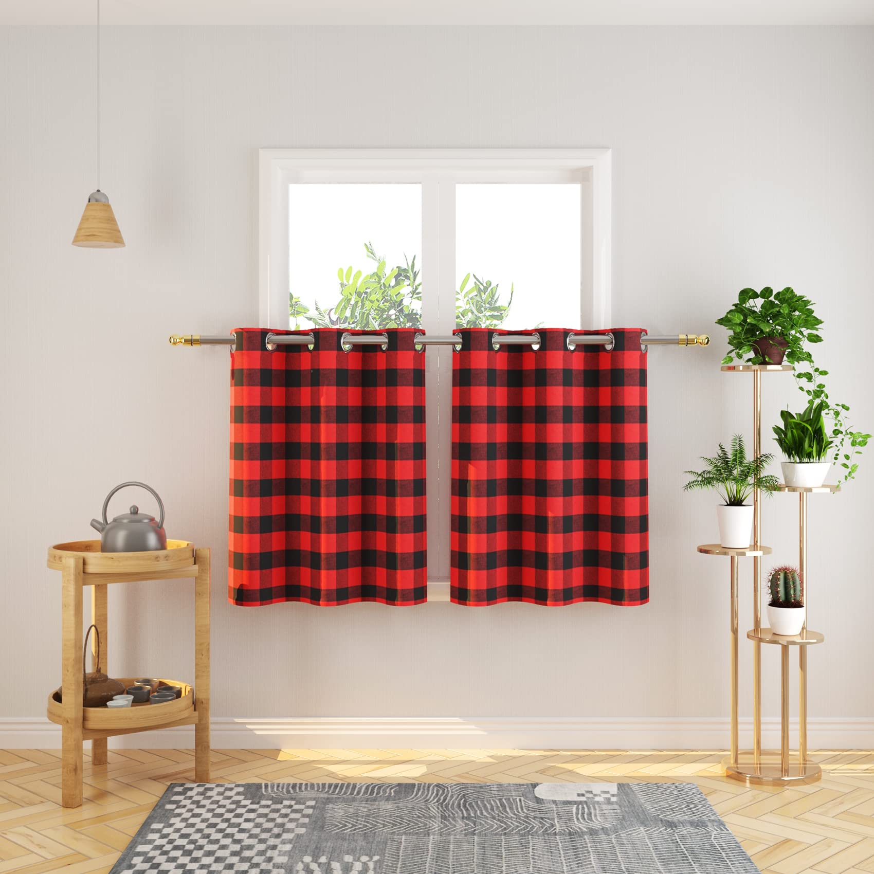 Buffalo Check Gingham Curtains 30
