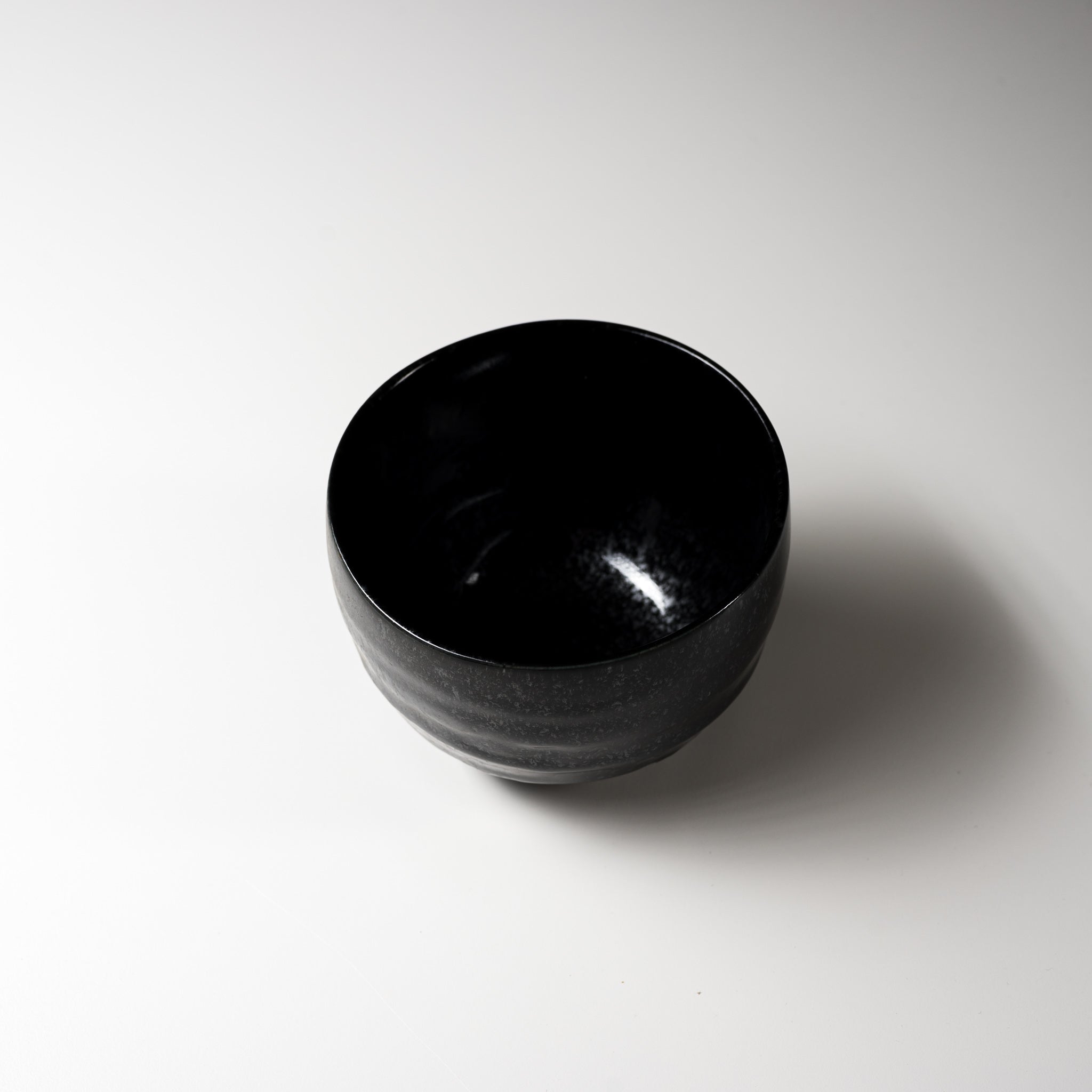 Premium Matcha Bowl - Midnight Black Ceramic Tea Cup for Japanese Tea Ceremony, Traditional Chawan for Whisking Matcha Powder, Perfect for Home Tea Rituals & Zen Meditation