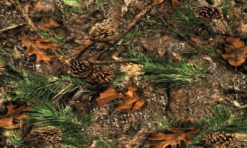 DM 08 Camouflage Pattern Mixed Pine Doormat - Non-Slip Entryway Rug for Outdoor/Indoor Use - Perfect for Porch, Patio, Garage & Mudroom Decor