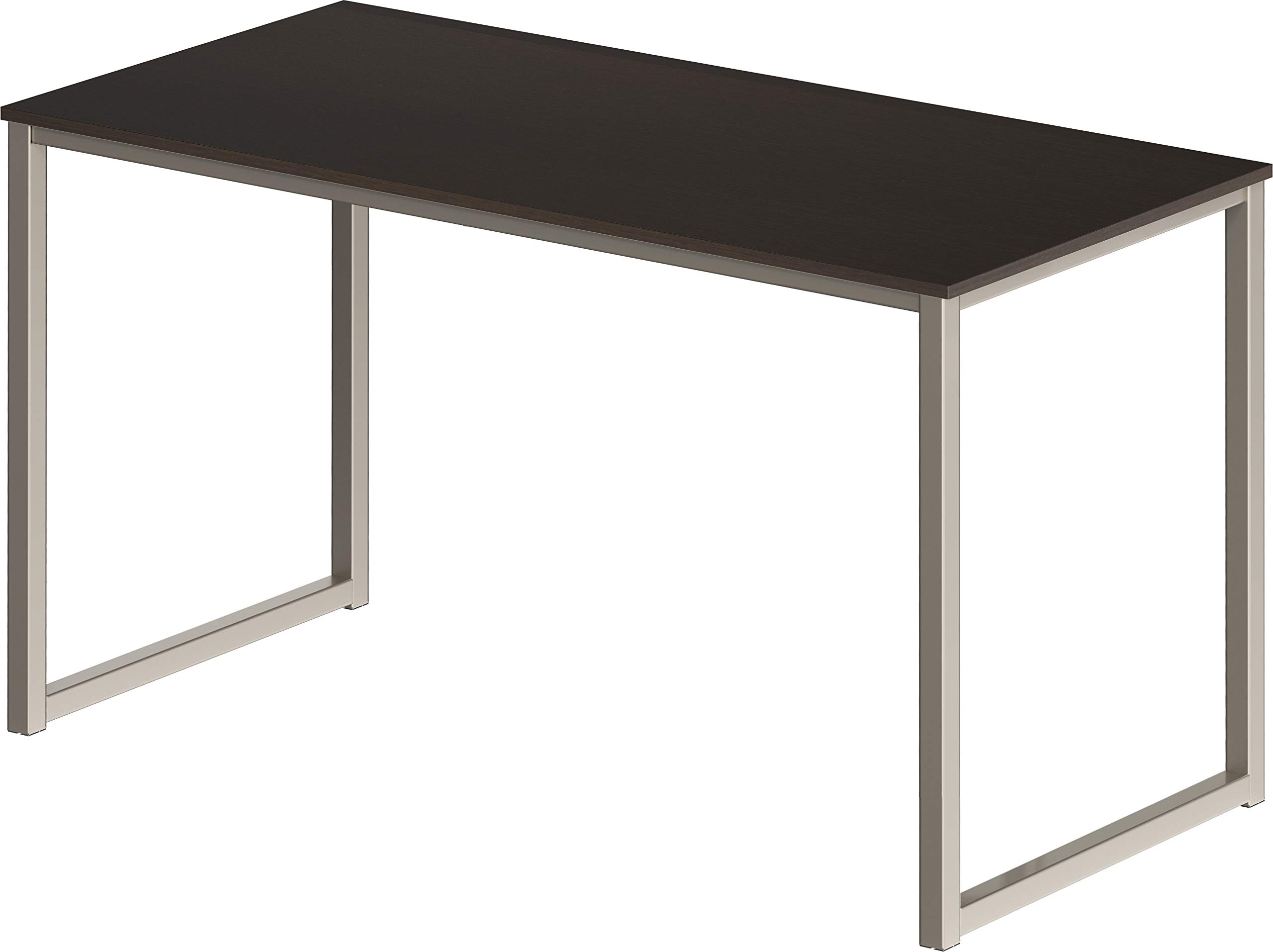 SHW Mission Home Office 48-Inch Computer Desk, Espresso Finish - Modern Writing Desk for Small Spaces, Study Table for Students, Workstation for Home Office & Remote Work