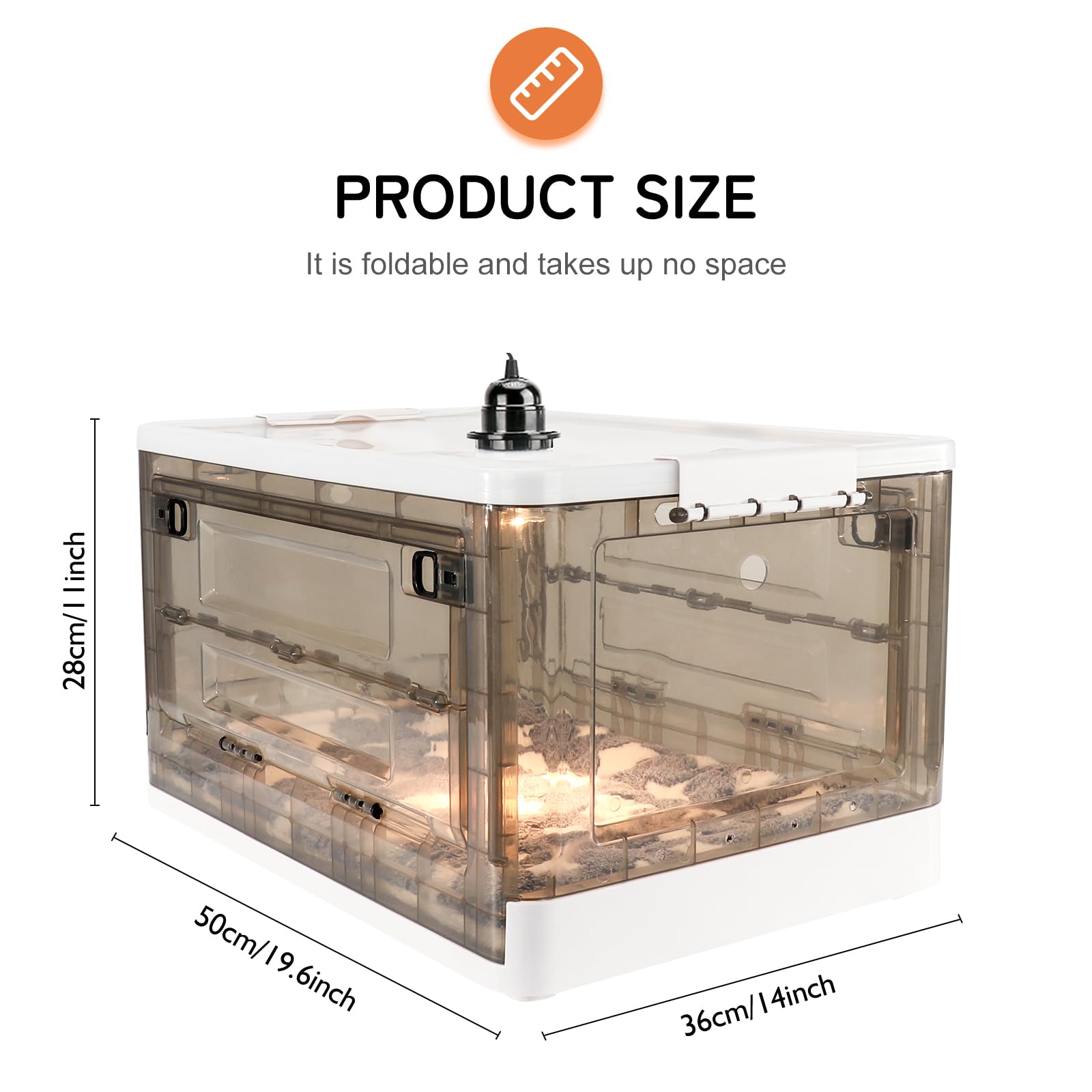 **Premium 55L Puppy & Kitten Incubator with Heating System - Newborn Pet Incubator with Comfortable Bed Mat - Ideal for Veterinary Clinics, Breeders & Pet Rescue Care**    *(Use Cases: Perfect for newborn puppy/kitten care, veterinary hospitals, pet breeders, animal shelters, and emergency pet warming needs.)*