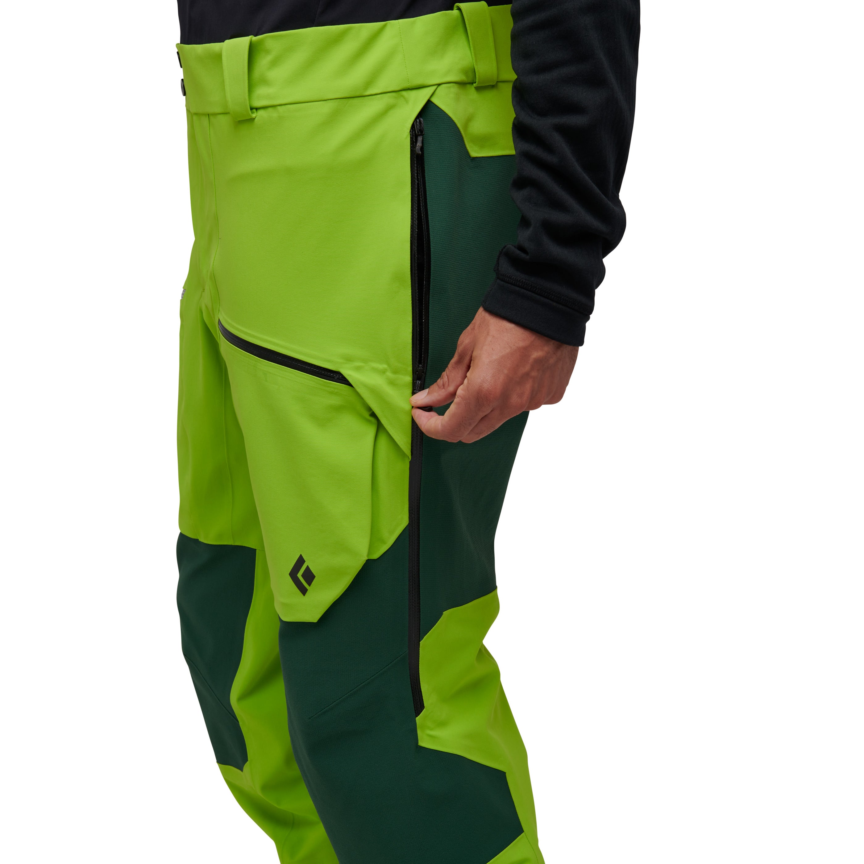 Men's Recon Stretch Pro Bibs - Waterproof & Breathable Work Pants for Construction, Hiking & Outdoor Activities