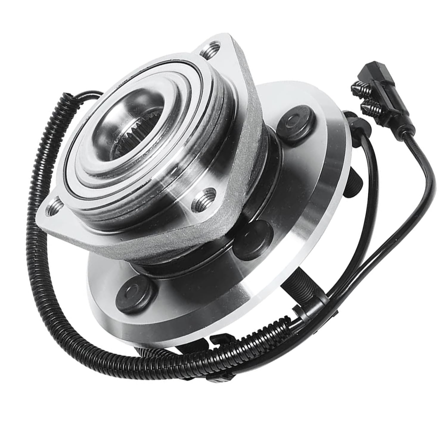 Detroit Axle - 2 Front Wheel Bearing Hub Assemblies for 2008-2012 Jeep Liberty & 2007-2011 Dodge Nitro | Replacement Wheel Bearings & Hubs Kit | Off-Road & Daily Driving Use