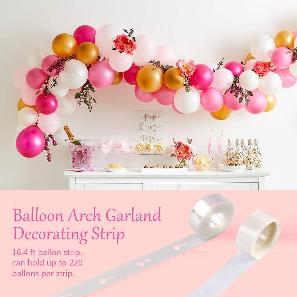 Royal Baby Shower Balloon Arch & Garland Kit - 70 pcs 12