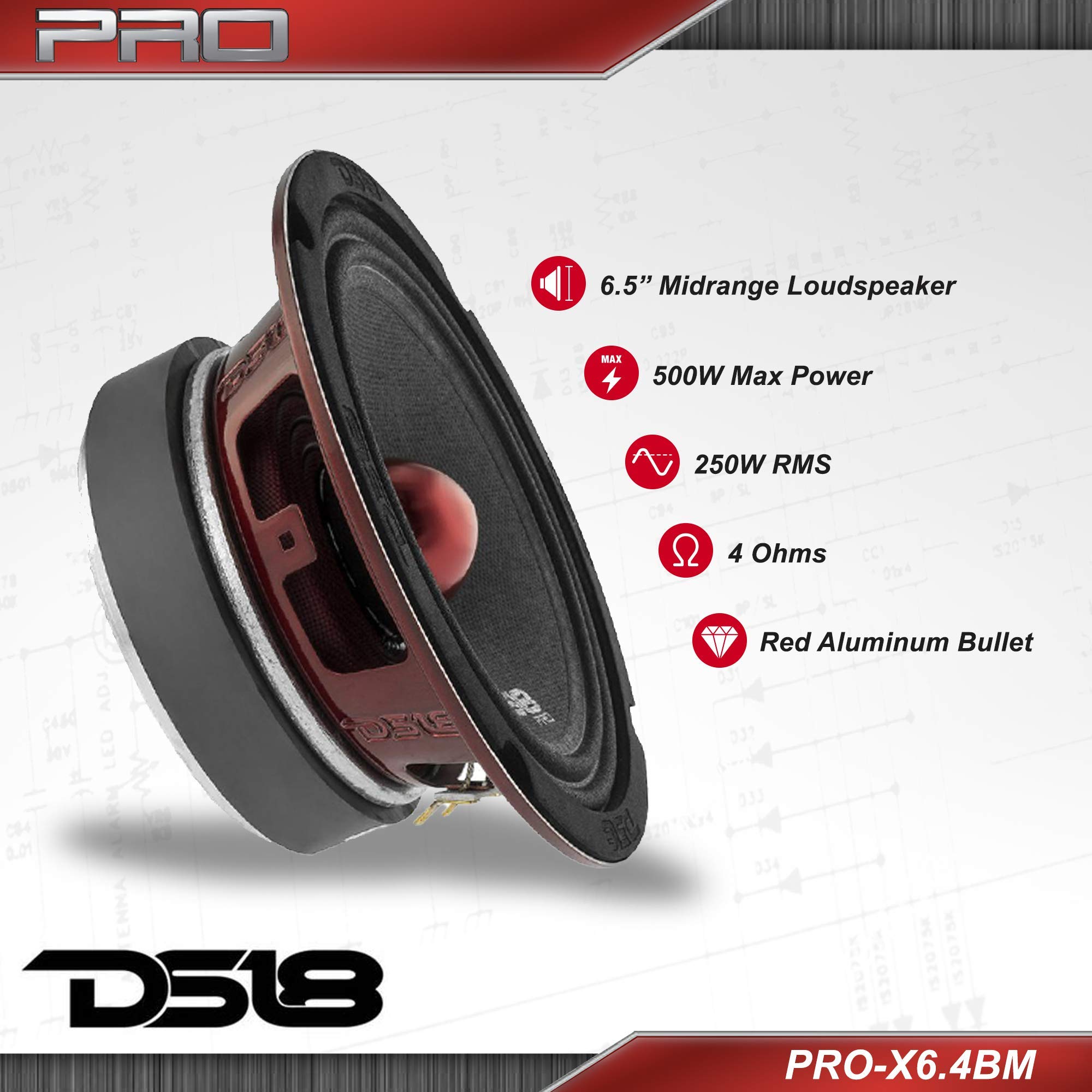 DS18 PRO-X6.4BM 6.5