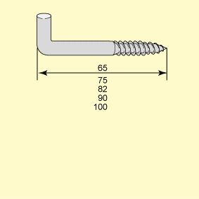 Karmkrok till Espagnoletter - Premium Window Latch Hook for Home Security - Perfect for Doors, Windows & Cabinets