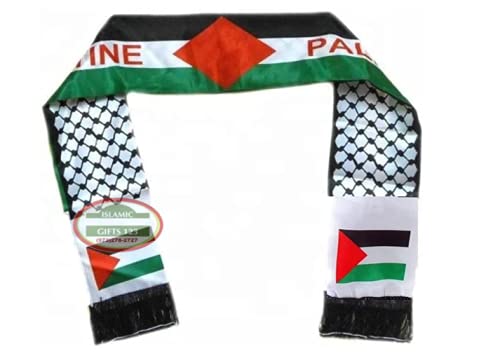Palestine Keffiyeh Scarf - Authentic Arab Shemagh for Men, Muslim Wedding Gift & Islamic Accessories - Perfect for Gaza Weddings, Cultural Events & Solidarity Support