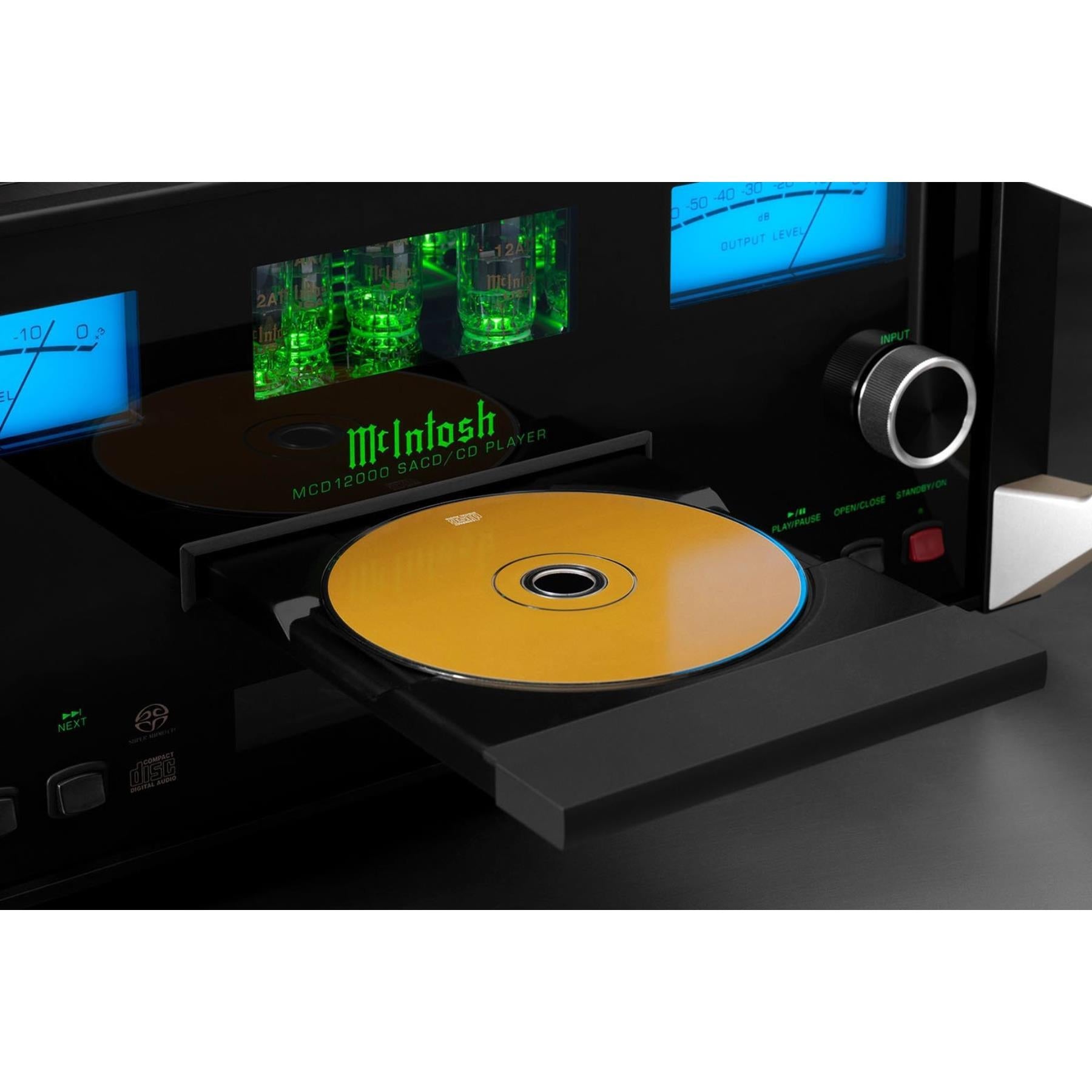 McIntosh MCD12000 High-End 2 Channel SACD/CD Player - Premium Audio for Home Theater & Audiophile Listening Rooms