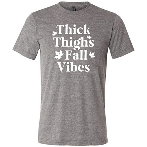 Unisex Thick Thighs Fall Vibes T-Shirt - Cozy Autumn Fashion for Casual Wear & Seasonal Outfits