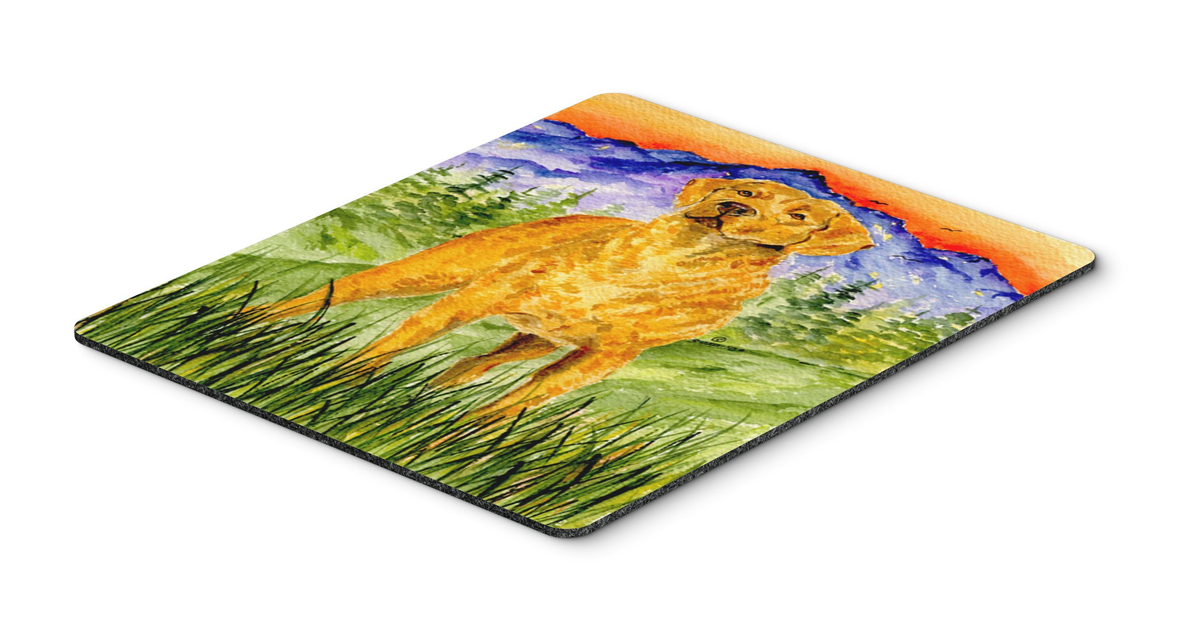 Chesapeake Bay Retriever Mouse Pad & Hot Pad - Large Washable Non-Slip Desk Mat for Home Office, Gaming, Computer & Laptop Use - Perfect Workstation Accessory for Comfortable Typing and Mouse Control