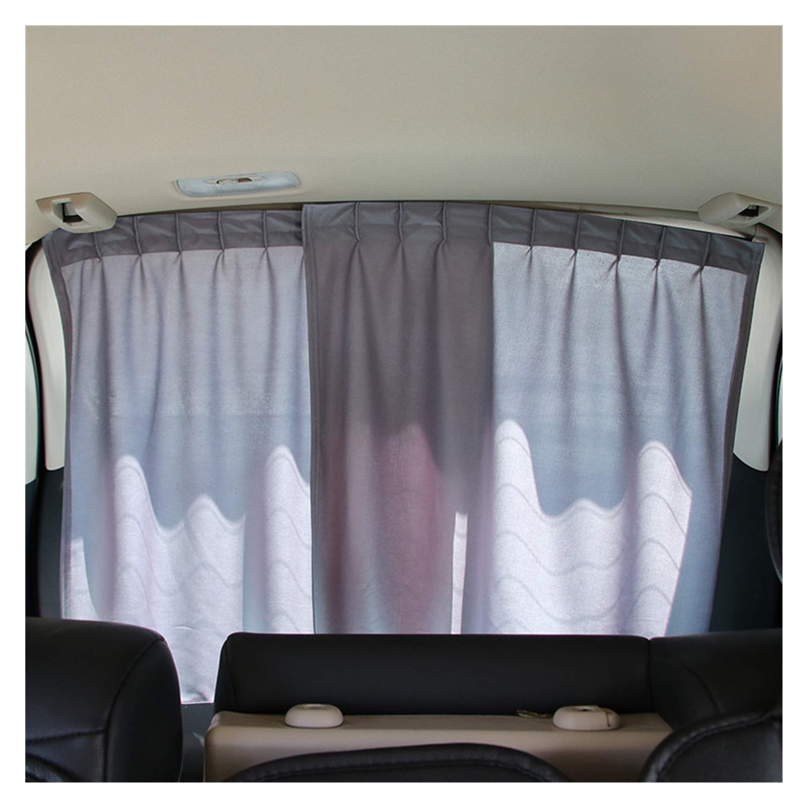 Luxury VIP Car Window Sunshade - Universal SUV/Van Dark Grey - for Sun Protection & Privacy