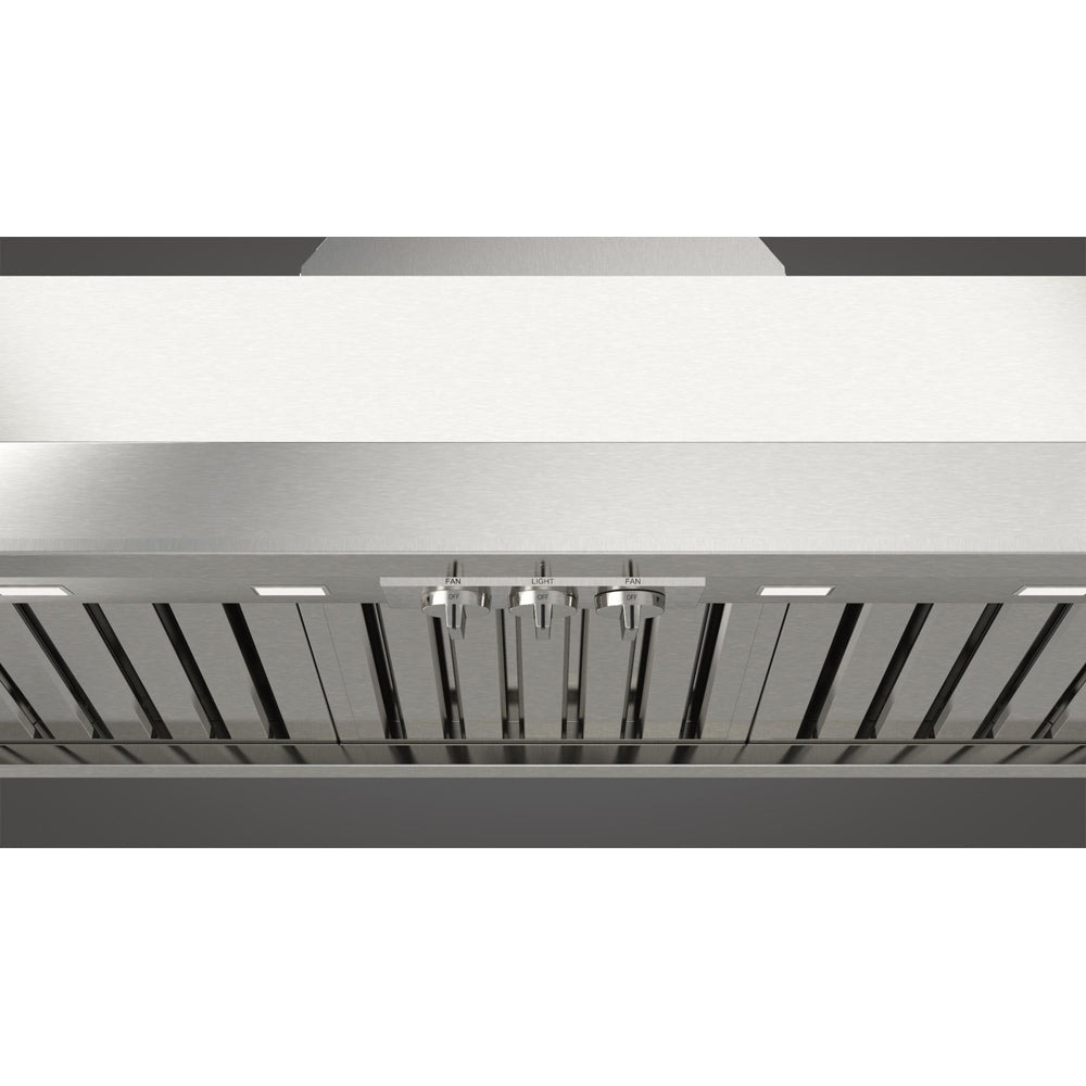 Fulgor Milano 46 Inch 600 CFM Professional Stainless Steel Range Hood Insert - F6BP46DS1 | Powerful Ventilation for Modern Kitchens & Cooking Spaces