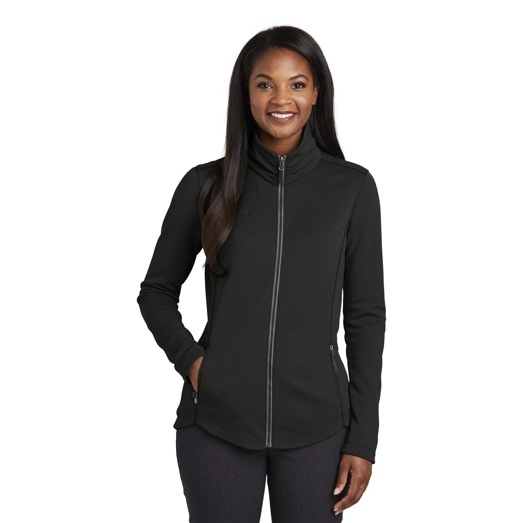 Port Authority Women's Smooth Fleece Jacket - Soft & Warm Fleece Outerwear for Casual Wear, Work & Outdoor Activities